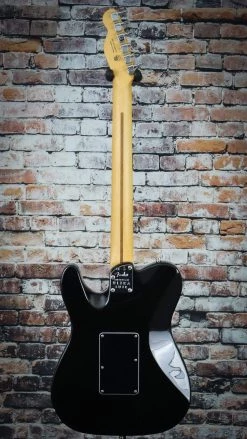 Fender American Ultra Luxe Telecaster Floyd Rose HH | Black Guitar