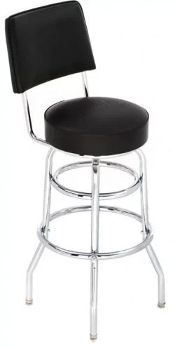 Fender Backrest Logo Barstool - 30 Inch Guitar Accessories