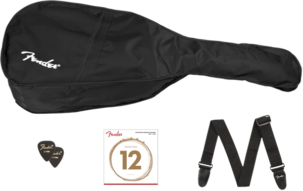 Fender CC-60S V2 Mahogany Acoustic Guitar Pack 5 Fender CC-60S V2 Mahogany Acoustic Guitar Pack