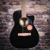 Fender CC-60SCE Concert Acoustic Guitar | Black/Walnut