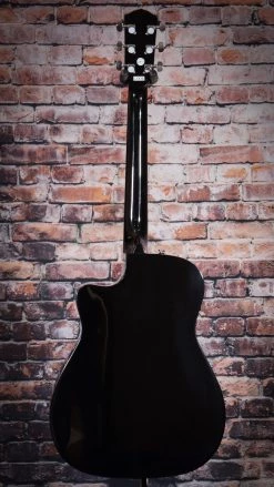 Fender CC-60SCE Concert Acoustic Guitar | Black/Walnut 12 Fender CC-60SCE Concert Acoustic Guitar | Black/Walnut