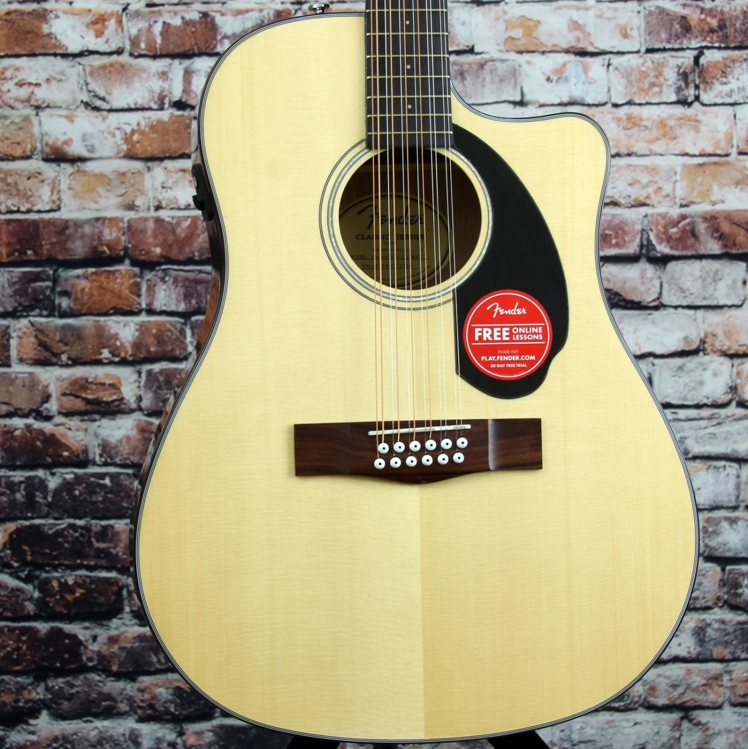 Fender CD-60SCE 12-String Acoustic-Electric Guitar 3 Fender CD-60SCE 12-String Acoustic-Electric Guitar