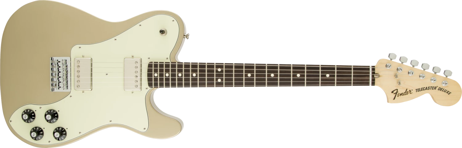 Fender Chris Shiflett Telecaster Deluxe, Shoreline Gold 3 Fender Chris Shiflett Telecaster Deluxe, Shoreline Gold