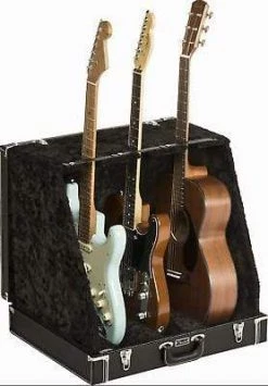 Fender Classic Series Case Stand - 3 Guitar | Black Guitar Accessories