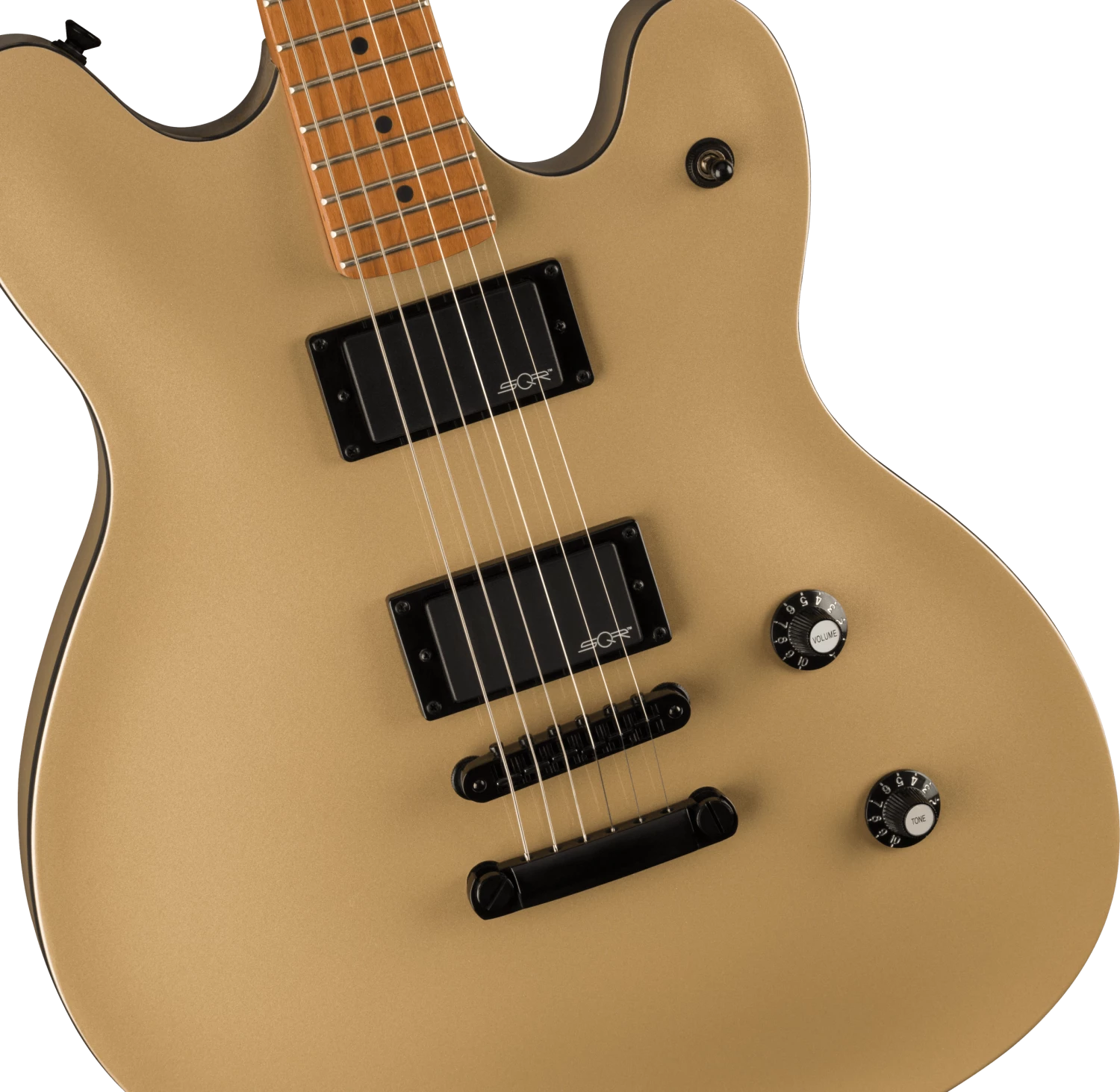 Squier Fender Contemporary Active Starcaster | Shoreline Gold Roasted Maple Fingerboard Guitar 3 Squier Fender Contemporary Active Starcaster | Shoreline Gold Roasted Maple Fingerboard Guitar