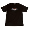 Fender Custom Shop Original Logo T-Shirt, Black, M | 9101359406 Guitar Accessories