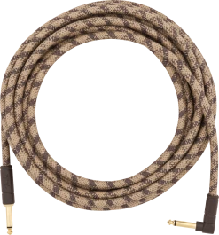 Guitar Accessories Fender Festival Hemp Instrument Cable | Brown Strip