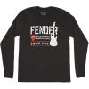 Fender Industrial Longsleeve T-Shirt | Dark Gray | S Guitar Accessories 1 Fender Industrial Longsleeve T-Shirt | Dark Gray | S Guitar Accessories