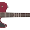 Fender Jim Adkins JA-90 Telecaster Thinline, Crimson Transparent Red Guitar