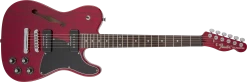 Fender Jim Adkins JA-90 Telecaster Thinline, Crimson Transparent Red Guitar