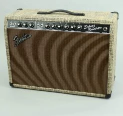 Fender Limited 65 Deluxe Reverb | Chilewich Bark Guitar Amplifiers