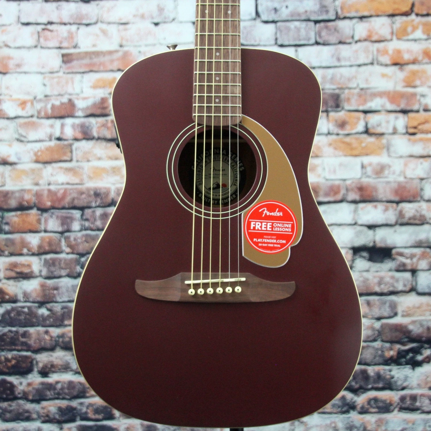 Fender Malibu Player Acoustic-Electric Guitar | Burgundy Satin 3 Fender Malibu Player Acoustic-Electric Guitar | Burgundy Satin