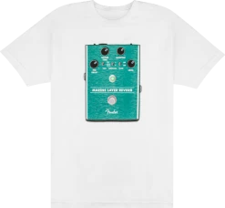 Fender Marine Layer Reverb T-Shirt, White, XXL
