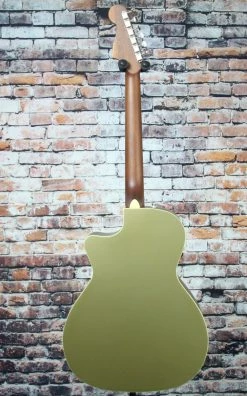 Fender Newporter Player Acoustic-Electric Guitar | Olive Satin