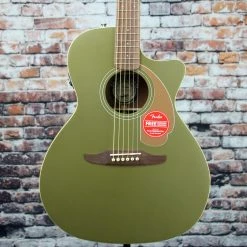 Fender Newporter Player Acoustic-Electric Guitar | Olive Satin