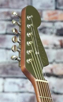Fender Newporter Player Acoustic-Electric Guitar | Olive Satin