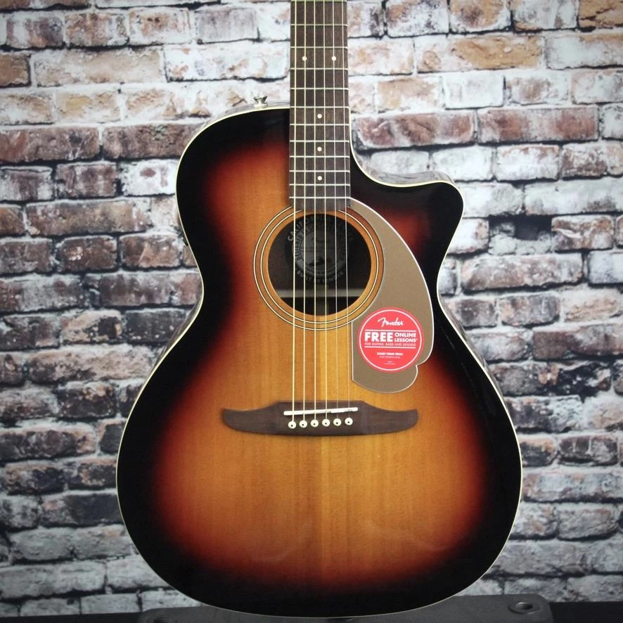 Fender Newporter Player Acoustic Guitar | Sunburst 3 Fender Newporter Player Acoustic Guitar | Sunburst