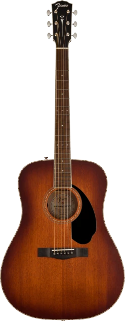 Fender PD-220E Paramount Acoustic Guitar | Aged Cognac Burst