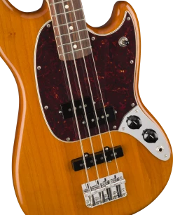 Fender Player Mustang Bass, Aged Natural Guitar