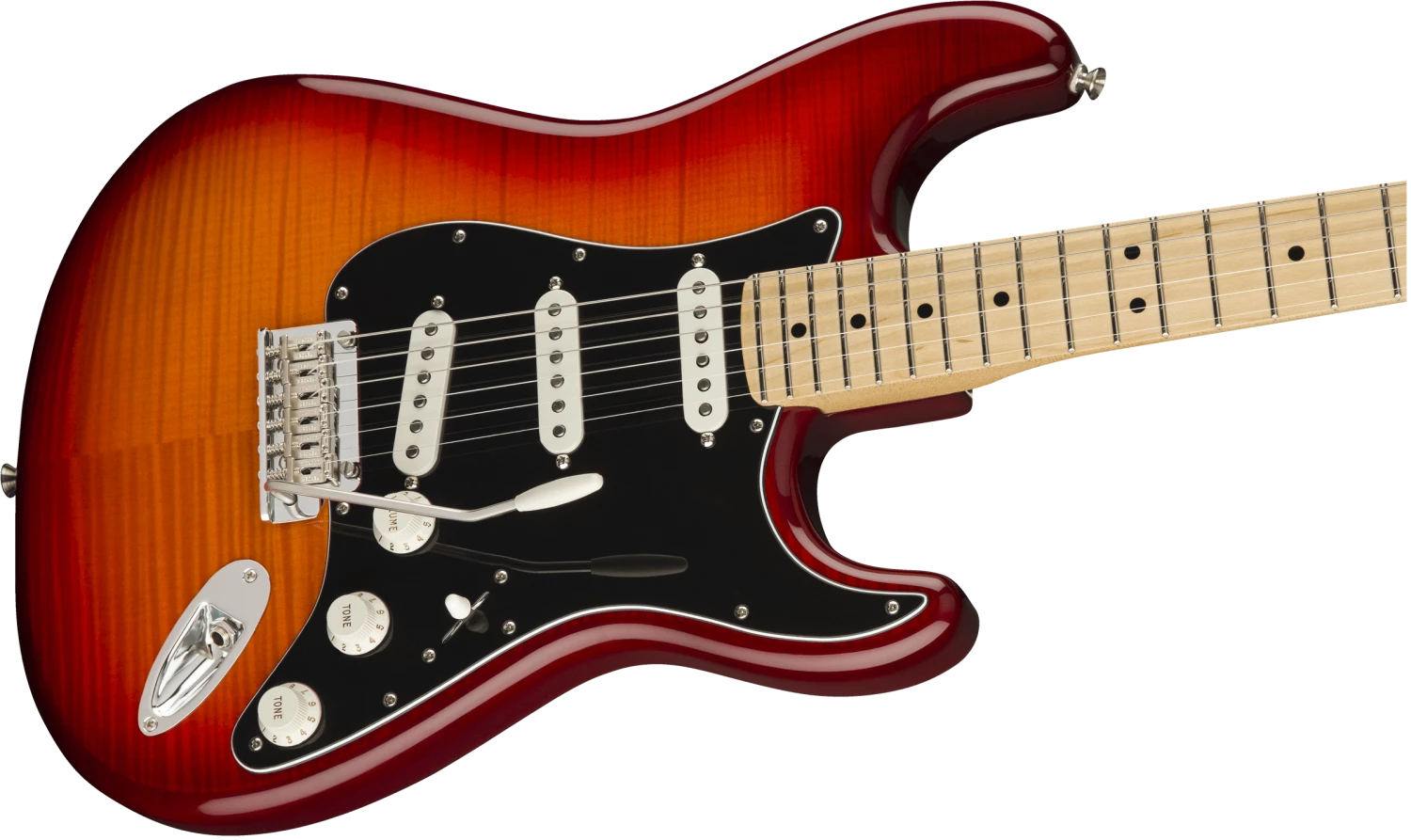 Guitar Fender Player Stratocaster Plus Top, Tobacco Sunburst 6 Guitar Fender Player Stratocaster Plus Top, Tobacco Sunburst