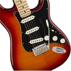 Guitar Fender Player Stratocaster Plus Top, Tobacco Sunburst 10 Guitar Fender Player Stratocaster Plus Top, Tobacco Sunburst