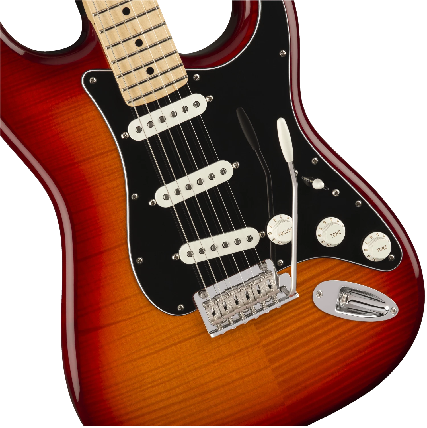 Guitar Fender Player Stratocaster Plus Top, Tobacco Sunburst 5 Guitar Fender Player Stratocaster Plus Top, Tobacco Sunburst