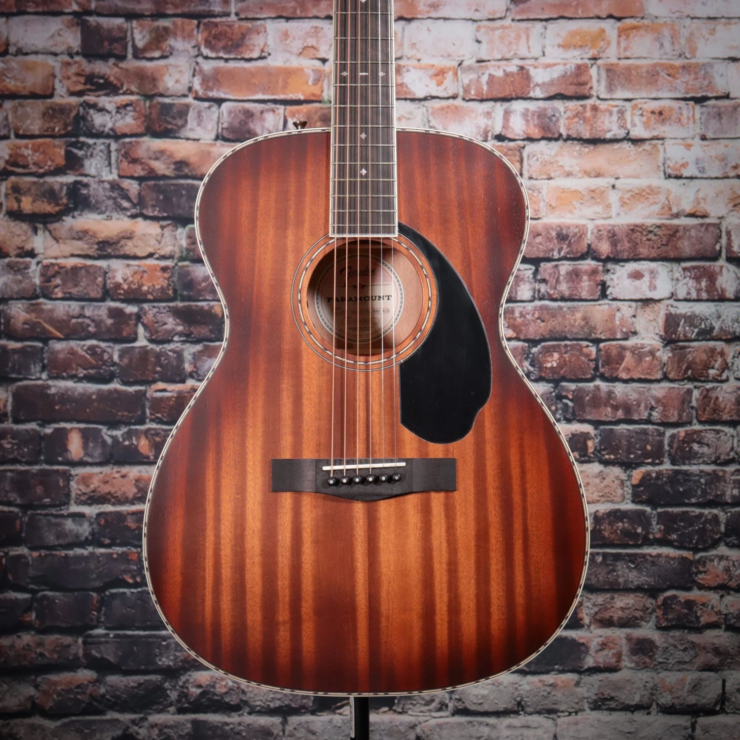 Fender PO-220E Paramount Acoustic Guitar | Aged Cognac Burst 4 Fender PO-220E Paramount Acoustic Guitar | Aged Cognac Burst