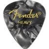 Guitar Accessories Fender Premium Celluloid 351 Shape Picks, Heavy, Black Moto, 12-Pack | 0980351943