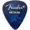 Fender Premium Celluloid 351 Shape Picks, Medium, Blue Moto, 12-Pack | 1980351802 Guitar Accessories