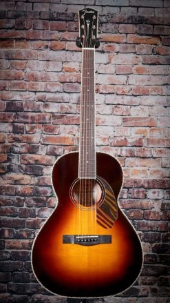 Fender PS-220E Parlor Acoustic Guitar | Vintage Sunburst