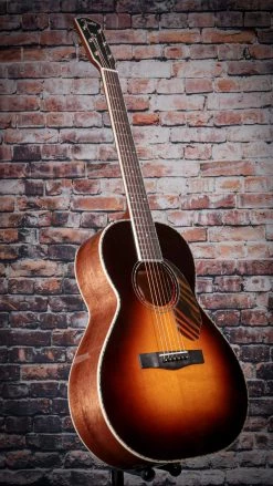 Fender PS-220E Parlor Acoustic Guitar | Vintage Sunburst