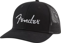 Yandas Music Fender Silver Logo Snapback Hat Pro Audio Accessories