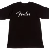 Guitar Accessories Fender Spaghetti Logo T-Shirt, Black, XXL