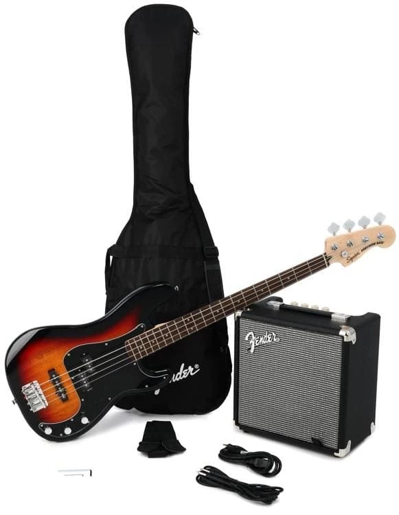 Guitar Squier Affinity Series Precision Bass PJ Pack | 3-Color Sunburst With Laurel Fingerboard 5 Guitar Squier Affinity Series Precision Bass PJ Pack | 3-Color Sunburst With Laurel Fingerboard