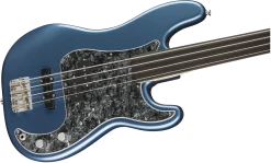 Fender Tony Franklin Fretless Precision Bass, Lake Placid Blue Guitar