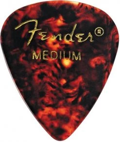 Guitar Accessories Fender Tortoise Shell, 351 Shape, Medium, 12 Pack | 1980351800