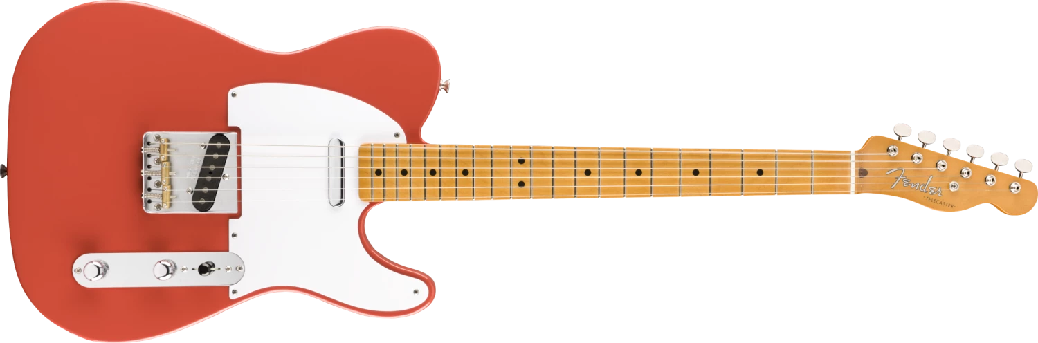 Fender Vintera '50's Telecaster, Fiesta Red 3 Fender Vintera '50's Telecaster, Fiesta Red