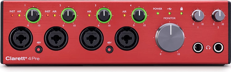 Yandas Music Focusrite Clarett+ 4Pre Studio/Recording 3 Yandas Music Focusrite Clarett+ 4Pre Studio/Recording
