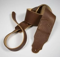 Franklin - 2.5" Leather Gold Stitch (Caramel)