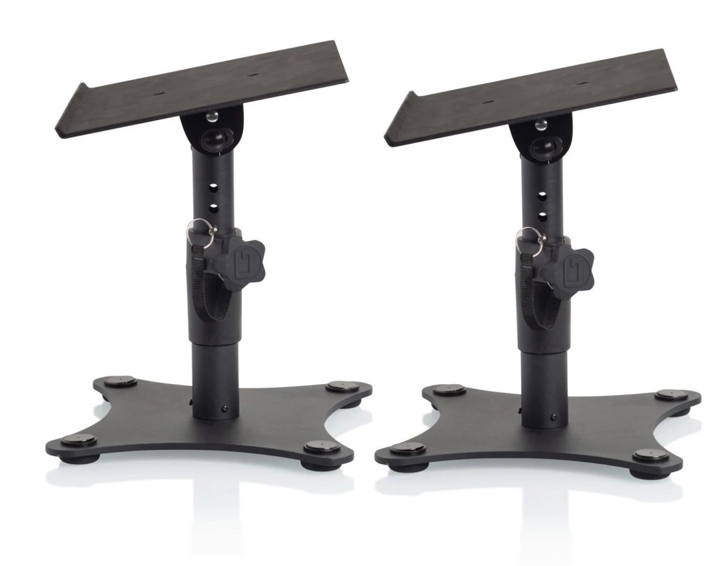 Pro Audio Accessories Gator Cases Adjustable Desktop Studio Monitor Stands (Pair) 3 Pro Audio Accessories Gator Cases Adjustable Desktop Studio Monitor Stands (Pair)