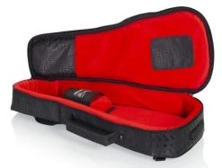 Gator Cases Transit Series Soprano Ukulele Bag | Black Folk Instrument Accessories