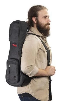 Gator Cases Transit Series Soprano Ukulele Bag | Black Folk Instrument Accessories
