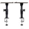 Gator Desktop Studio Monitor Clamp-On Stands (Pair) Pro Audio Accessories