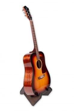 Gator Elite Series Guitar X Style Stand In Dark Walnut Brown Finish