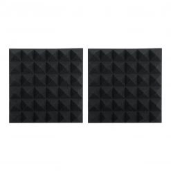 Gator Frameworks Acoustic Pyramid Panel 2-Pack | Charcoal Studio/Recording