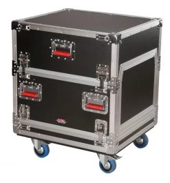Gator G-TOUR-GRC-1406 14U Top 6U Side Audio Road Console Rack Portable Racks