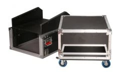 Gator G-TOUR-GRC-1406 14U Top 6U Side Audio Road Console Rack Portable Racks