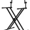 Gator GFW-KEY-5100X 2 Tier X-Style Keyboard Stand