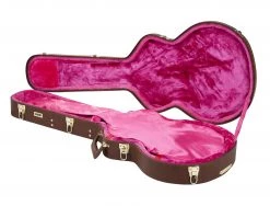 Gator GW-335-BROWN Semi-Hollow Guitar Deluxe Wood Case Guitar Accessories
