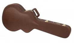 Gator GW-335-BROWN Semi-Hollow Guitar Deluxe Wood Case Guitar Accessories
